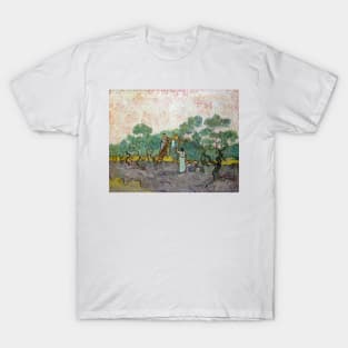 Vincent van Gogh Women Picking Olives T-Shirt